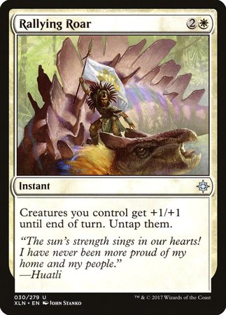 Rallying Roar [Ixalan] | Exor Games Bridgewater