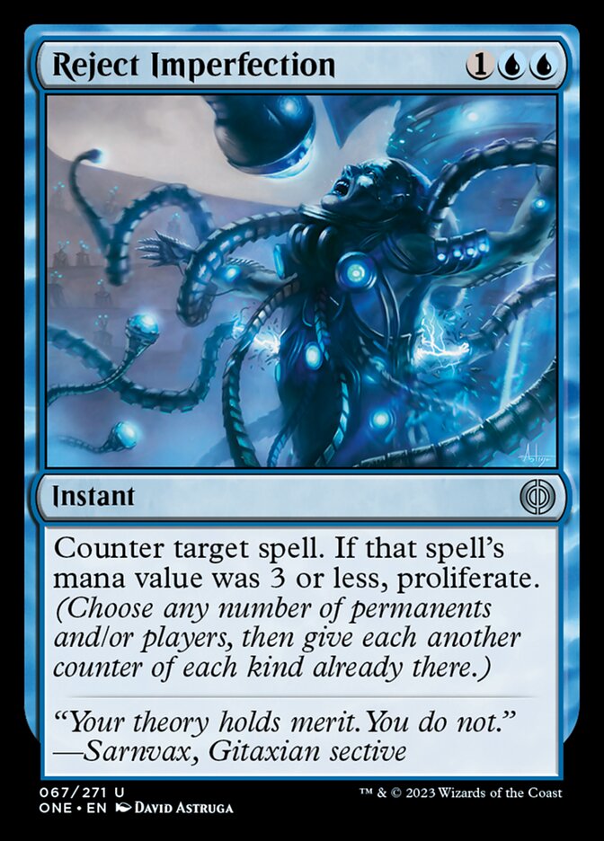 Reject Imperfection [Phyrexia: All Will Be One] | Exor Games Bridgewater