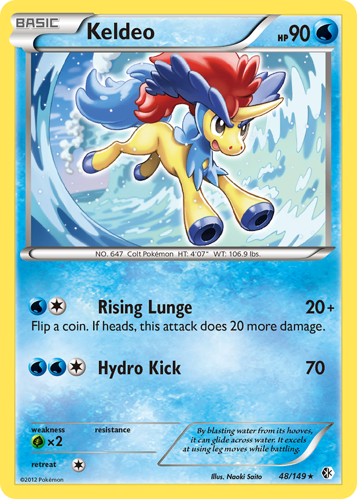 Keldeo (48/149) [Black & White: Boundaries Crossed] | Exor Games Bridgewater