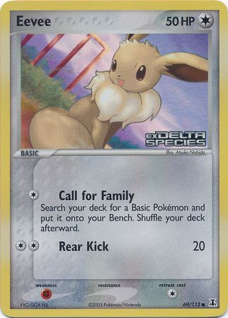 Eevee (69/113) (Stamped) [EX: Delta Species] | Exor Games Bridgewater