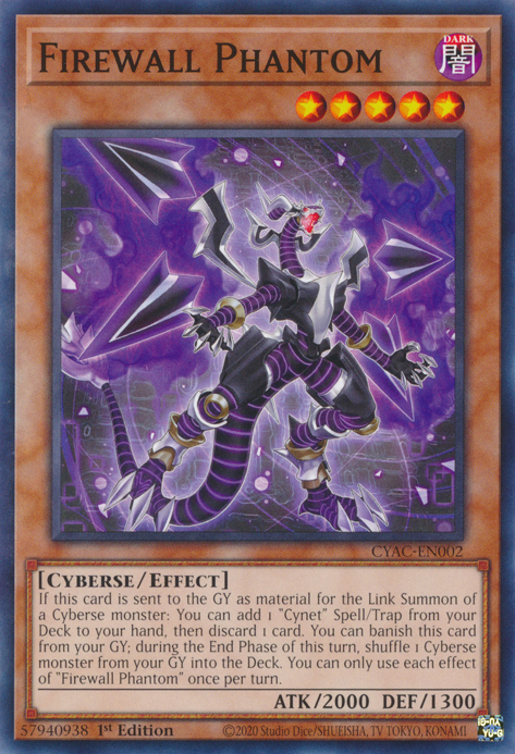 Firewall Phantom [CYAC-EN002] Common | Exor Games Bridgewater
