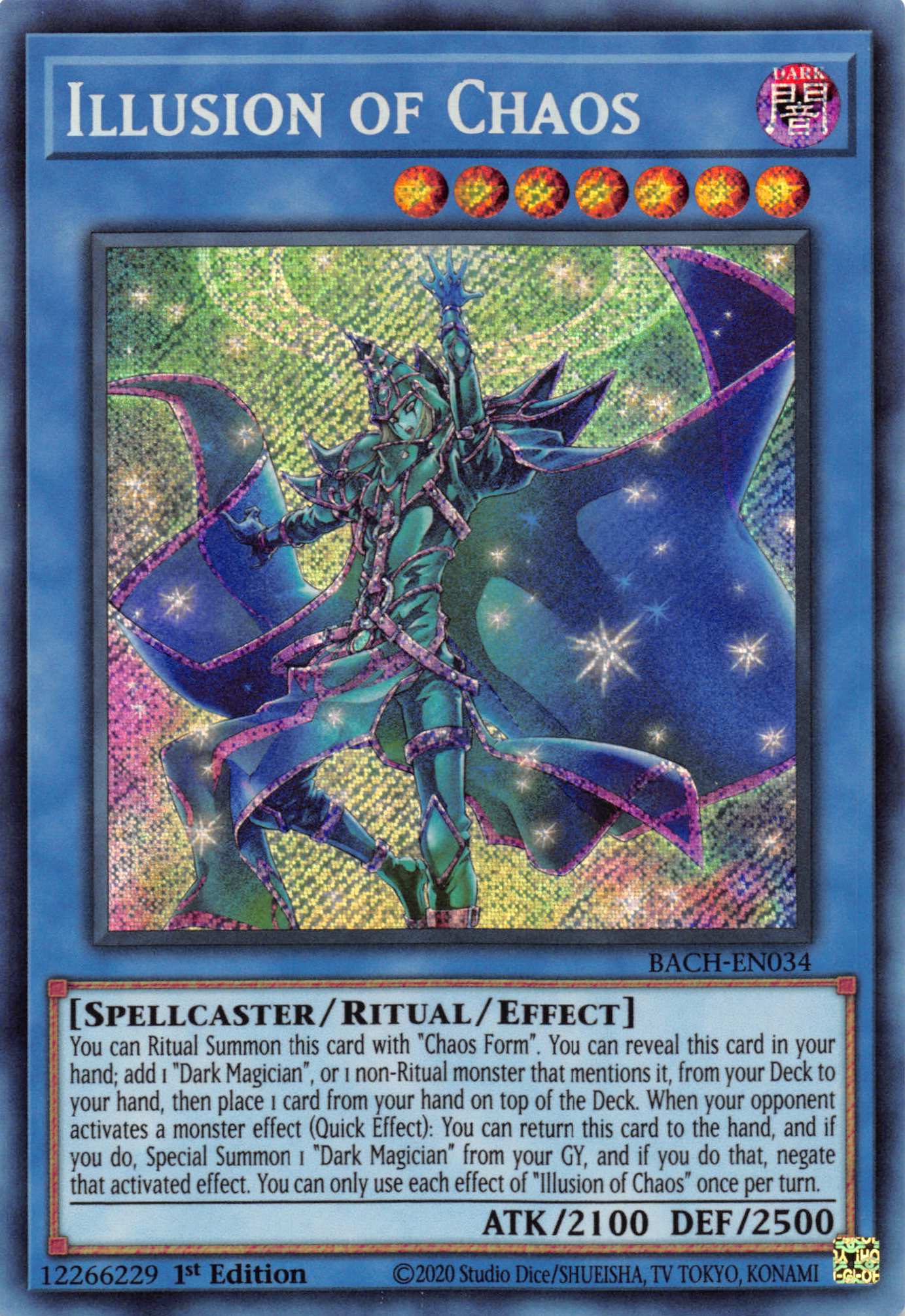 Illusion of Chaos [BACH-EN034] Starlight Rare | Exor Games Bridgewater