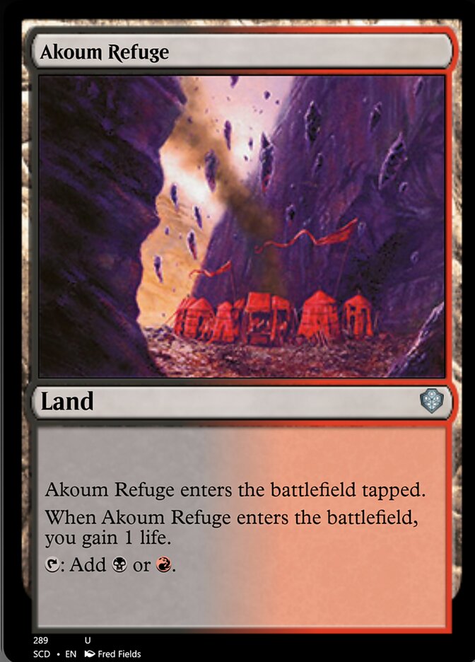 Akoum Refuge [Starter Commander Decks] | Exor Games Bridgewater