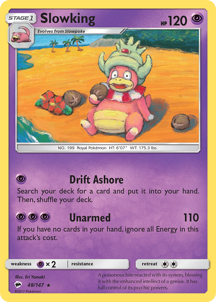 Slowking (48/147) [Sun & Moon: Burning Shadows] | Exor Games Bridgewater