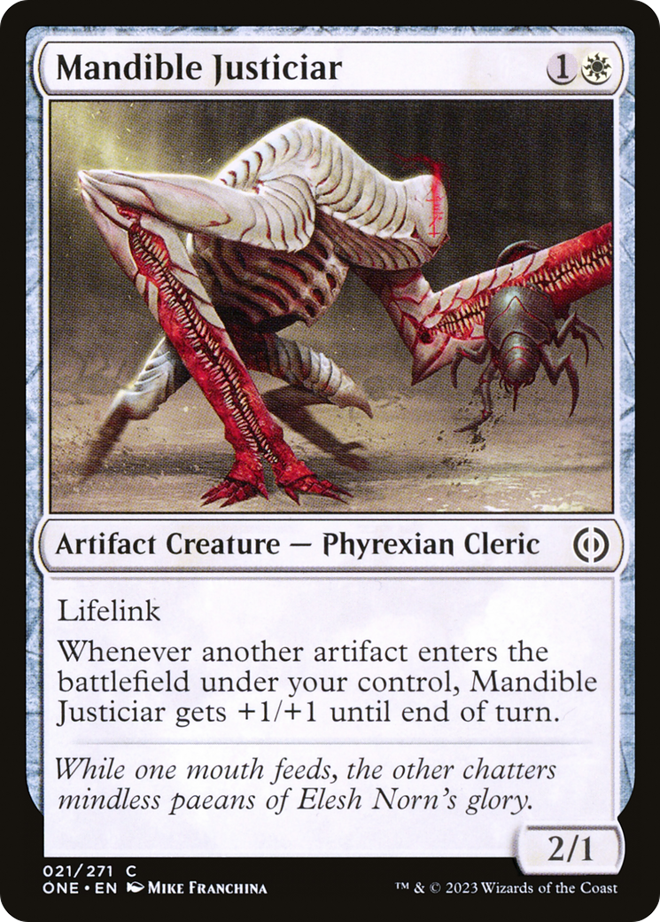 Mandible Justiciar [Phyrexia: All Will Be One] | Exor Games Bridgewater