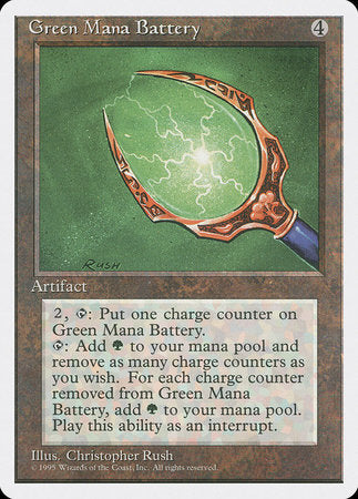 Green Mana Battery [Fourth Edition] | Exor Games Bridgewater