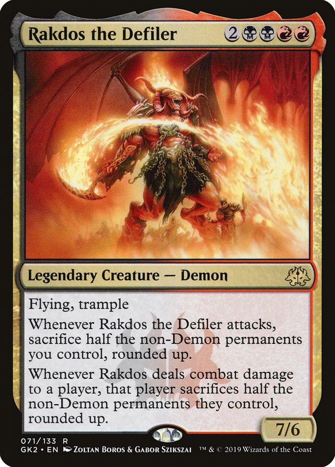 Rakdos the Defiler [Ravnica Allegiance Guild Kit] | Exor Games Bridgewater