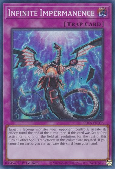 Infinite Impermanence [SDCS-EN036] Super Rare | Exor Games Bridgewater