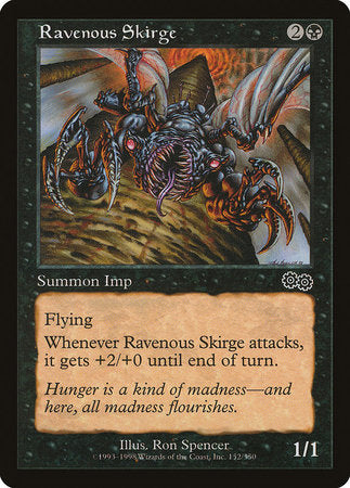 Ravenous Skirge [Urza's Saga] | Exor Games Bridgewater