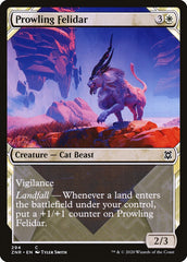 Prowling Felidar (Showcase) [Zendikar Rising] | Exor Games Bridgewater
