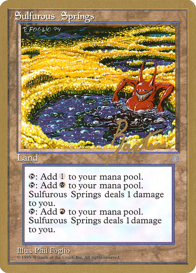 Sulfurous Springs (George Baxter) [Pro Tour Collector Set] | Exor Games Bridgewater