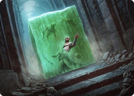 Gelatinous Cube Art Card [Dungeons & Dragons: Adventures in the Forgotten Realms Art Series] | Exor Games Bridgewater