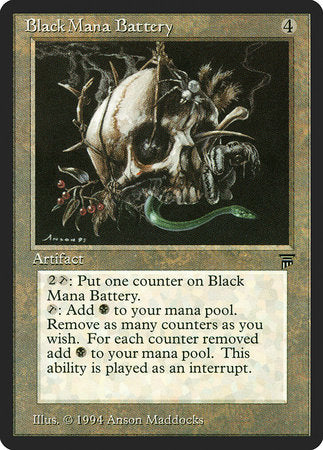 Black Mana Battery [Legends] | Exor Games Bridgewater