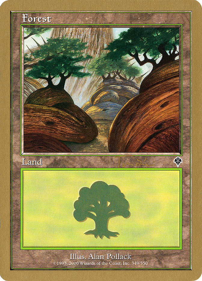 Forest (jt349a) (Jan Tomcani) [World Championship Decks 2001] | Exor Games Bridgewater