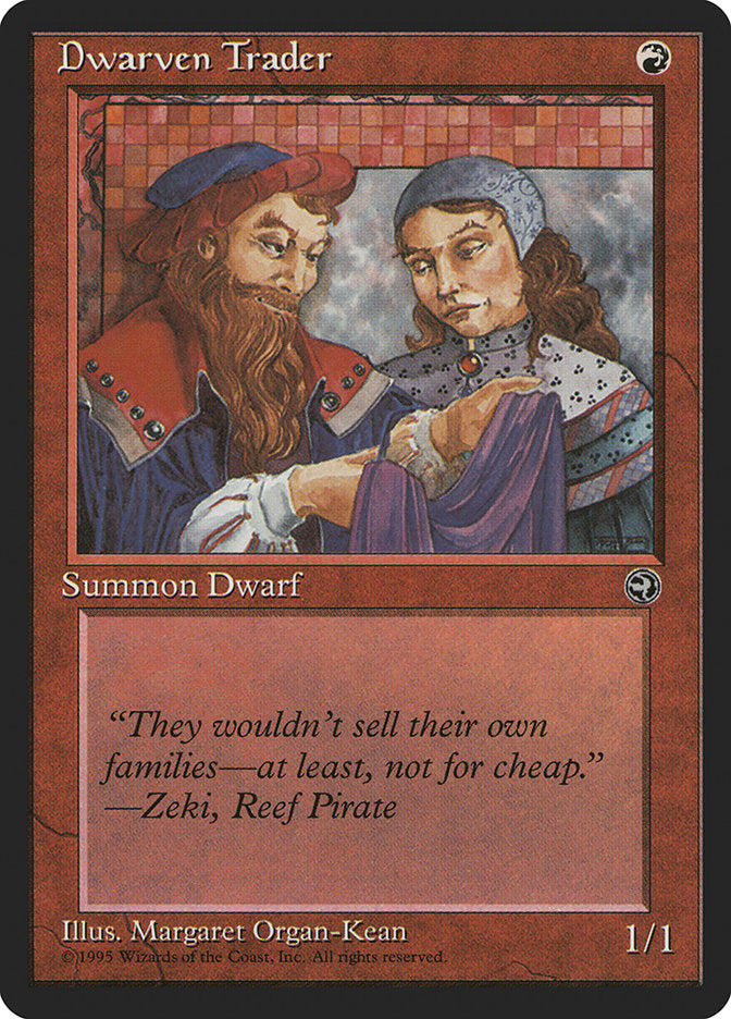 Dwarven Trader (Zeki Flavor Text) [Homelands] | Exor Games Bridgewater