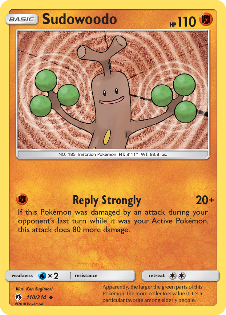 Sudowoodo (110/214) [Sun & Moon: Lost Thunder] | Exor Games Bridgewater