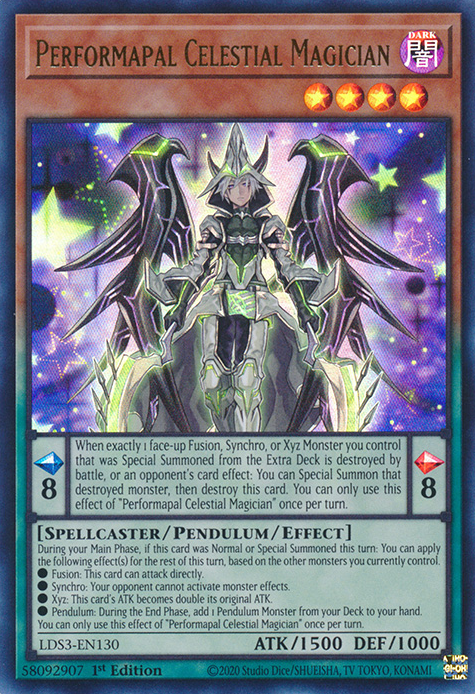 Performapal Celestial Magician [LDS3-EN130] Ultra Rare | Exor Games Bridgewater