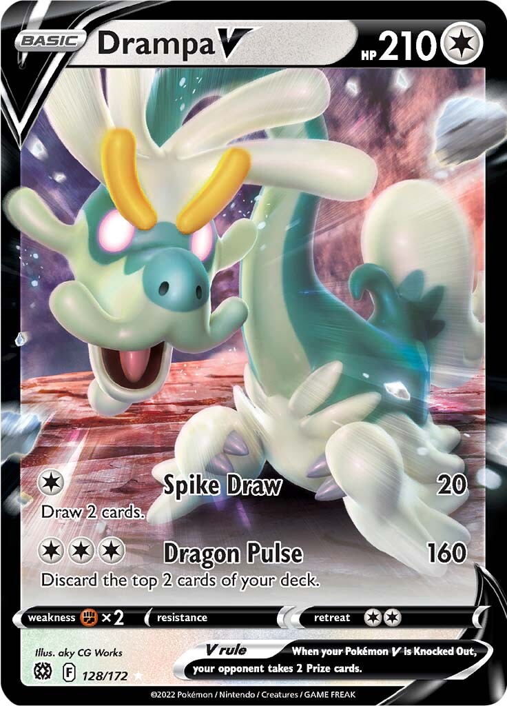 Drampa V (128/172) [Sword & Shield: Brilliant Stars] | Exor Games Bridgewater