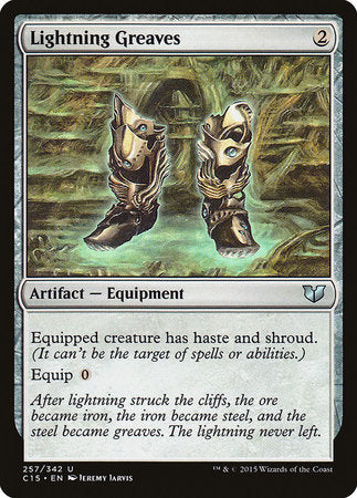 Lightning Greaves [Commander 2015] | Exor Games Bridgewater