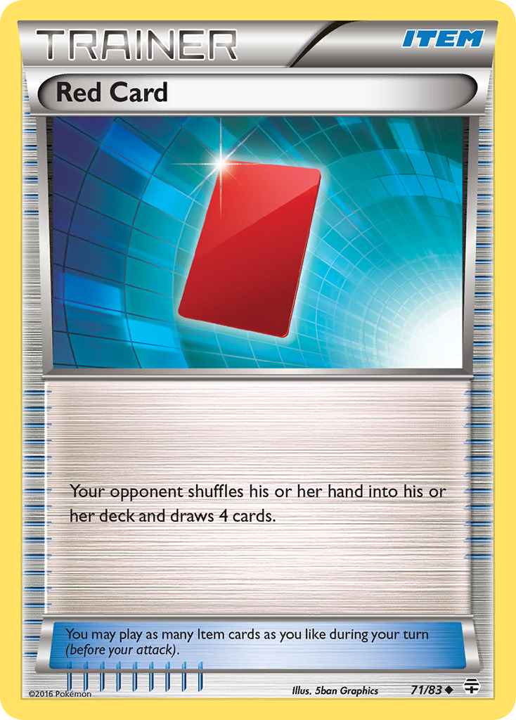 Red Card (71/83) [XY: Generations] | Exor Games Bridgewater