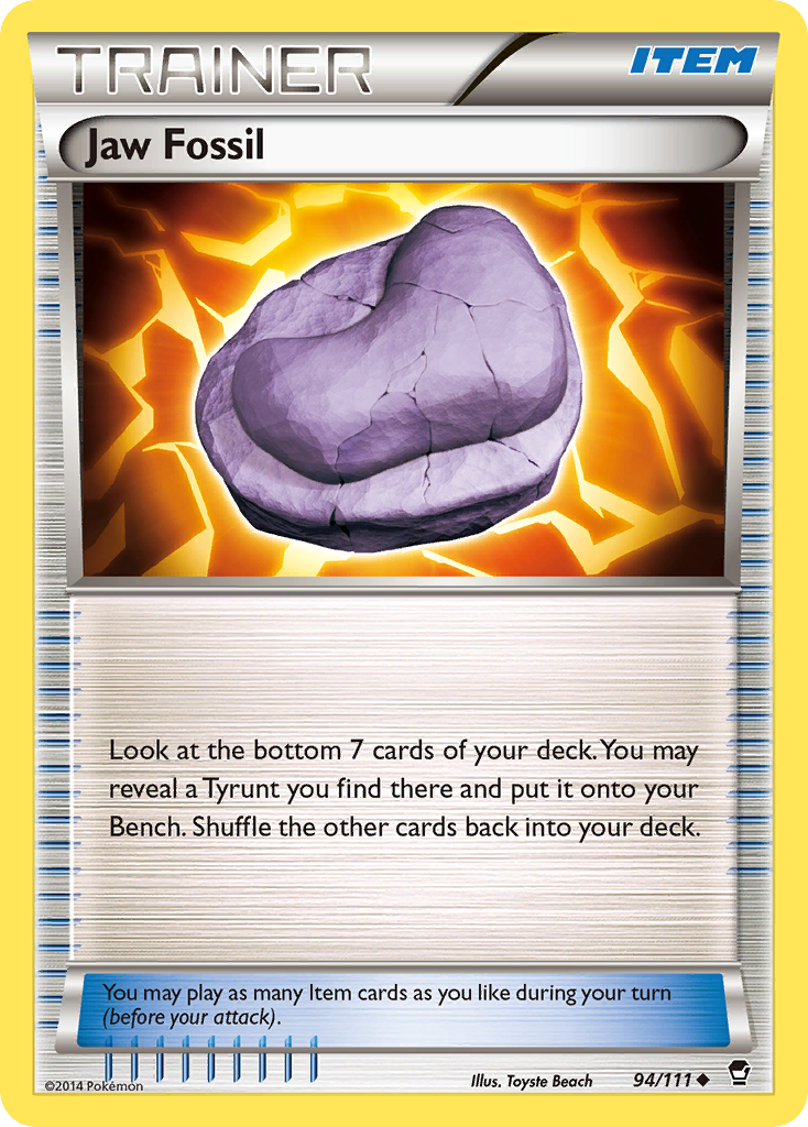 Jaw Fossil (94/111) [XY: Furious Fists] | Exor Games Bridgewater