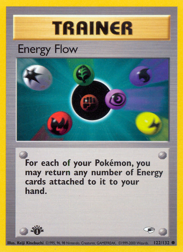 Energy Flow (122/132) [Gym Heroes 1st Edition] | Exor Games Bridgewater