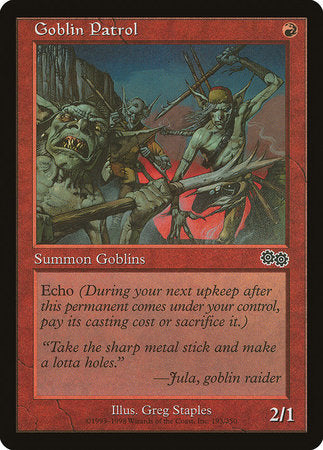 Goblin Patrol [Urza's Saga] | Exor Games Bridgewater