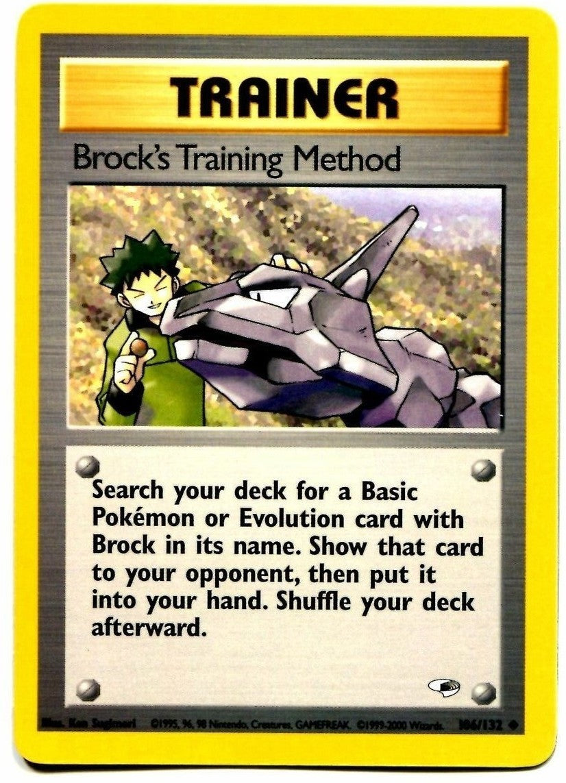 Brock's Training Method (106/132) [Gym Heroes Unlimited] | Exor Games Bridgewater