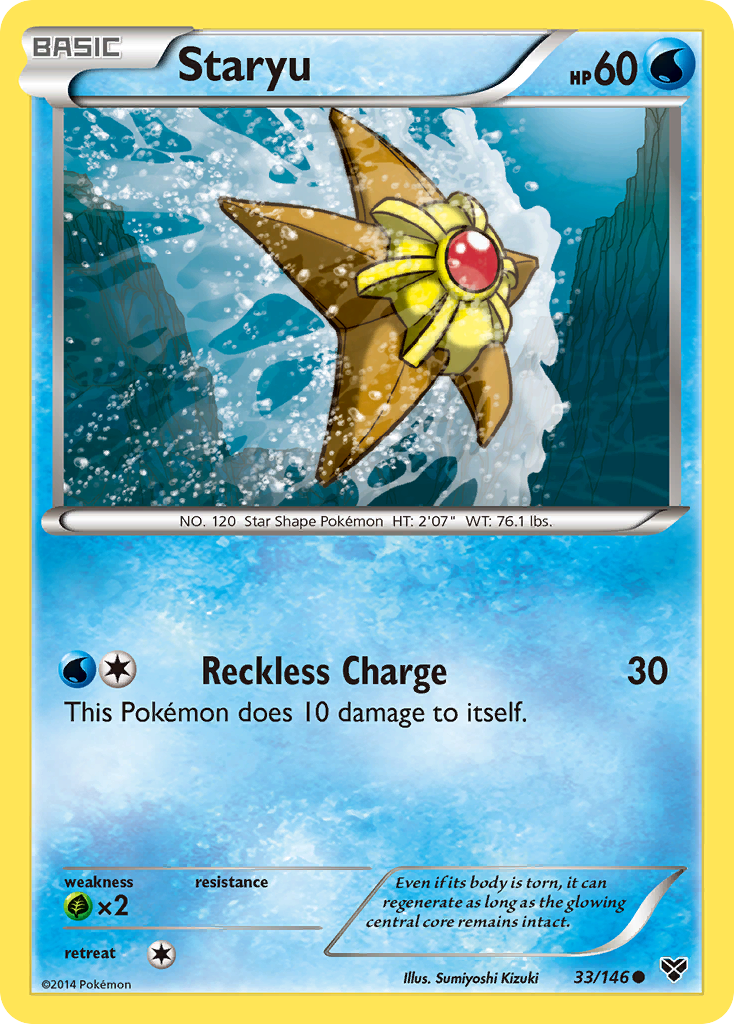 Staryu (33/146) [XY: Base Set] | Exor Games Bridgewater