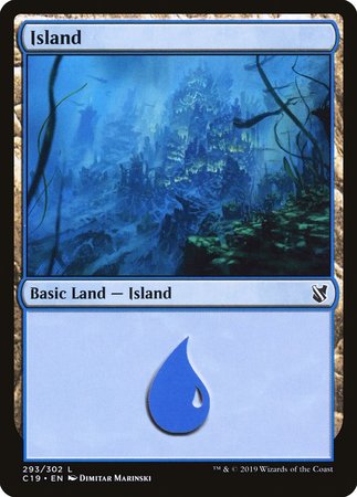 Island (293) [Commander 2019] | Exor Games Bridgewater