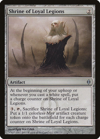 Shrine of Loyal Legions [New Phyrexia] | Exor Games Bridgewater