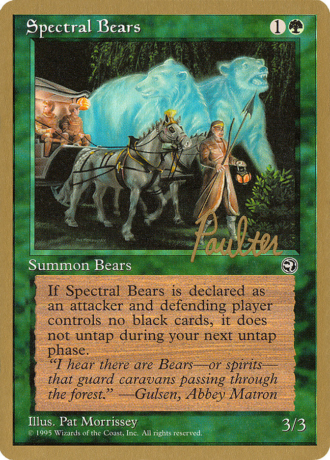 Spectral Bears (Preston Poulter) [Pro Tour Collector Set] | Exor Games Bridgewater