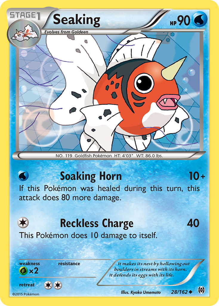 Seaking (28/162) [XY: BREAKthrough] | Exor Games Bridgewater