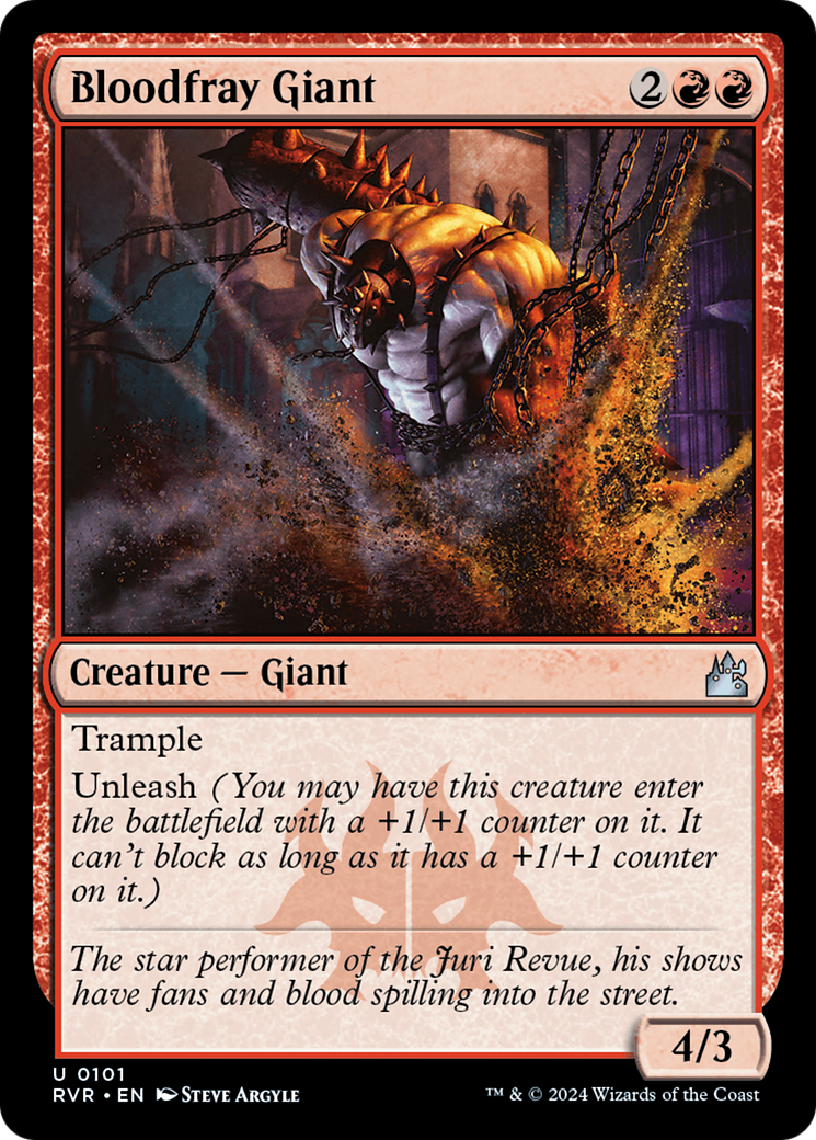 Bloodfray Giant [Ravnica Remastered] | Exor Games Bridgewater