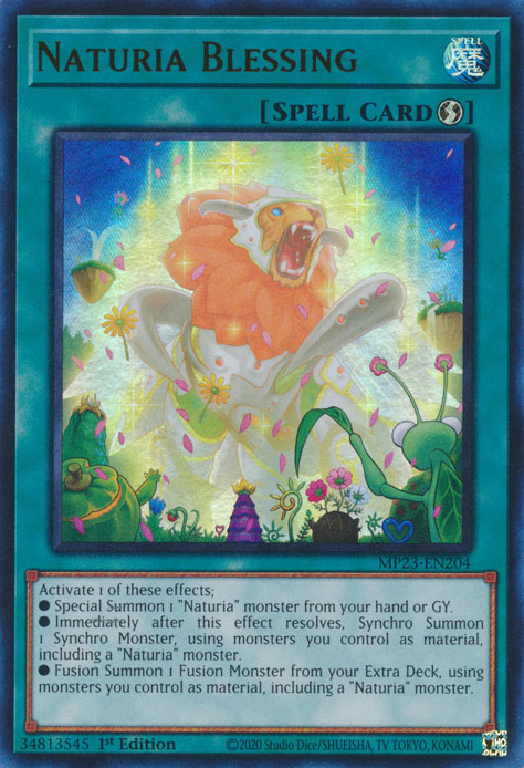 Naturia Blessing [MP23-EN204] Ultra Rare | Exor Games Bridgewater