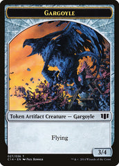 Gargoyle // Elf Warrior Double-sided Token [Commander 2014 Tokens] | Exor Games Bridgewater