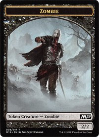 Zombie // Goblin Double-sided Token (Game Night) [Core Set 2019 Tokens] | Exor Games Bridgewater