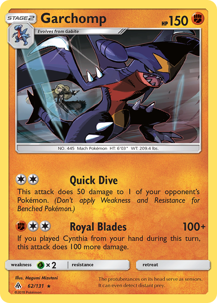 Garchomp (62/131) [Sun & Moon: Forbidden Light] | Exor Games Bridgewater