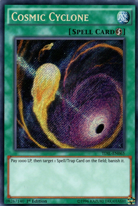 Cosmic Cyclone [TDIL-EN065] Secret Rare | Exor Games Bridgewater