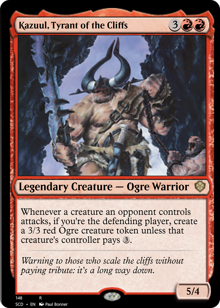 Kazuul, Tyrant of the Cliffs [Starter Commander Decks] | Exor Games Bridgewater