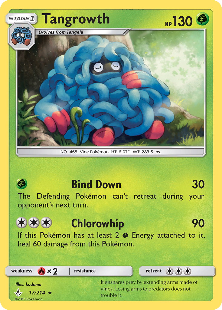 Tangrowth (17/214) [Sun & Moon: Unbroken Bonds] | Exor Games Bridgewater