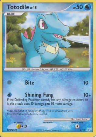 Totodile (8/12) [Diamond & Pearl: Trainer Kit - Manaphy] | Exor Games Bridgewater