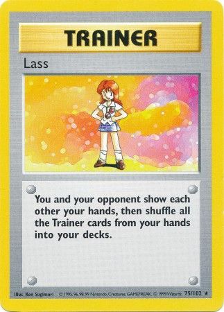 Lass (75/102) [Base Set Shadowless Unlimited] | Exor Games Bridgewater