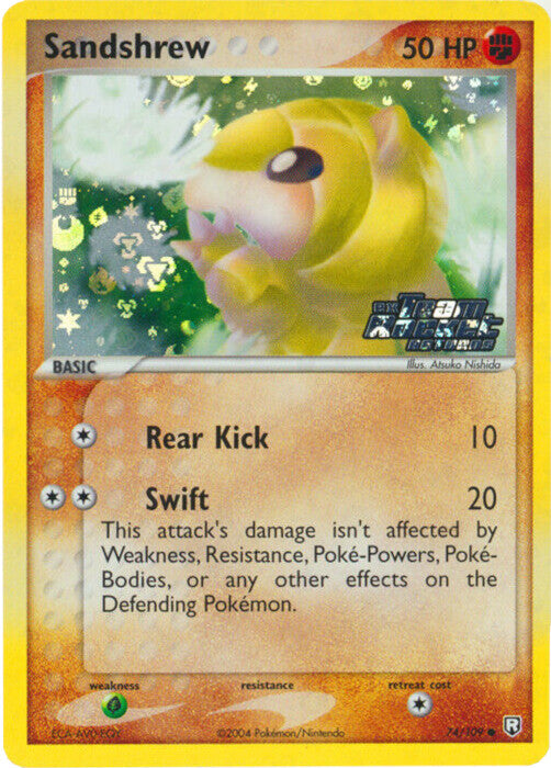 Sandshrew (74/109) (Stamped) [EX: Team Rocket Returns] | Exor Games Bridgewater