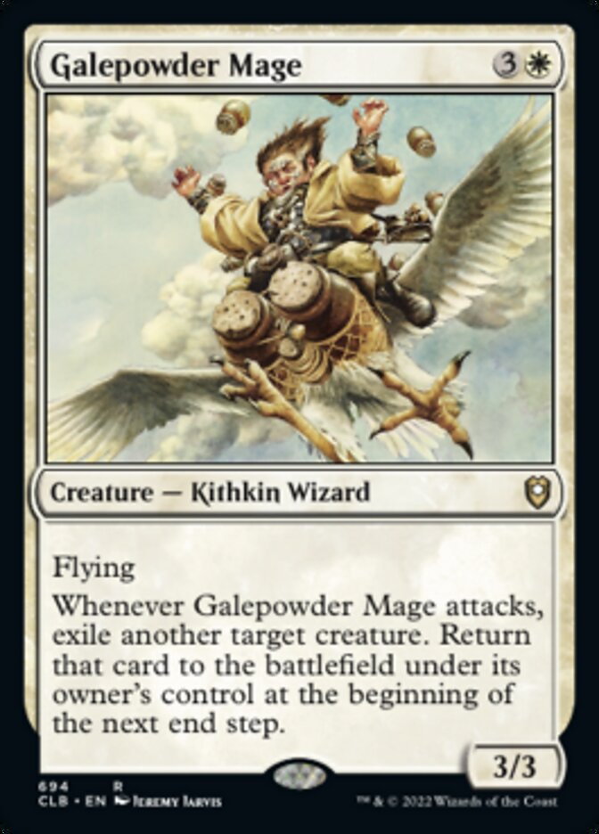 Galepowder Mage [Commander Legends: Battle for Baldur's Gate] | Exor Games Bridgewater