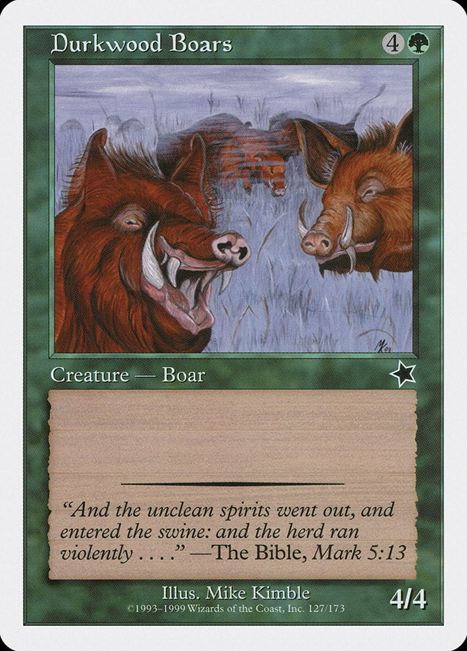 Durkwood Boars [Starter 1999] | Exor Games Bridgewater