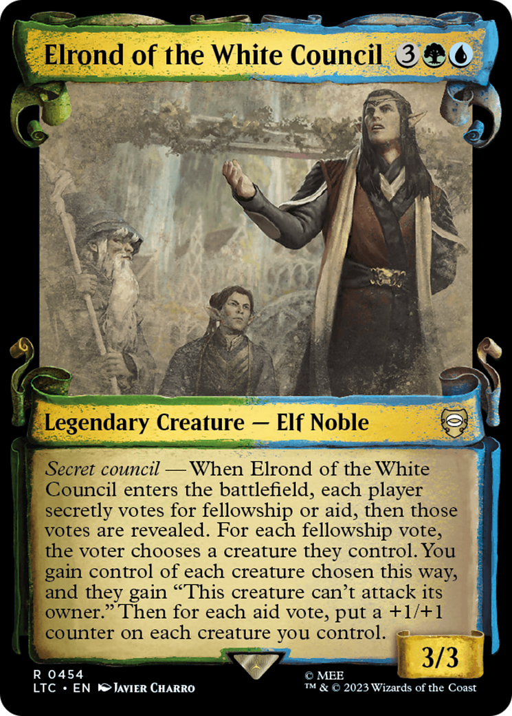 Elrond of the White Council [The Lord of the Rings: Tales of Middle-Earth Commander Showcase Scrolls] | Exor Games Bridgewater