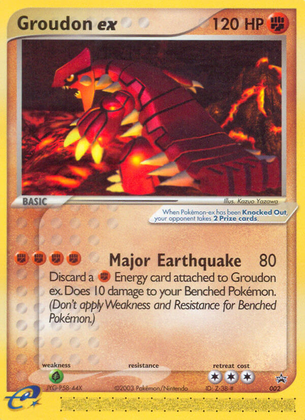 Groudon ex (002) [Nintendo: Black Star Promos] | Exor Games Bridgewater