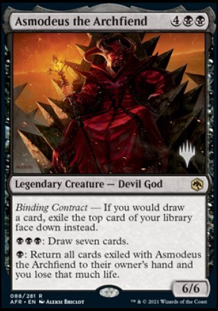 Asmodeus the Archfiend (Promo Pack) [Dungeons & Dragons: Adventures in the Forgotten Realms Promos] | Exor Games Bridgewater