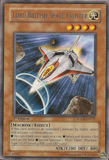 Lord British Space Fighter [SOVR-EN035] Rare | Exor Games Bridgewater